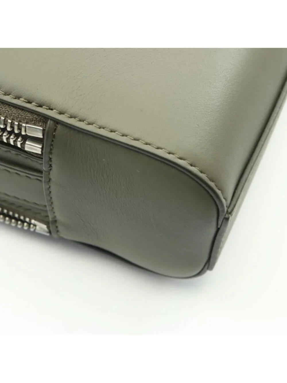 Loewe Shoulder Bag Crossbody Mini Khaki Leather